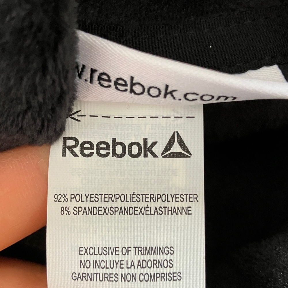 NWT Reebok velour oversized full zip jacket sweatshirt size medium soft - Picture 8 of 8